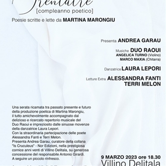 Cagliari, una serata in compagnia delle poesie di Martina Marongiu